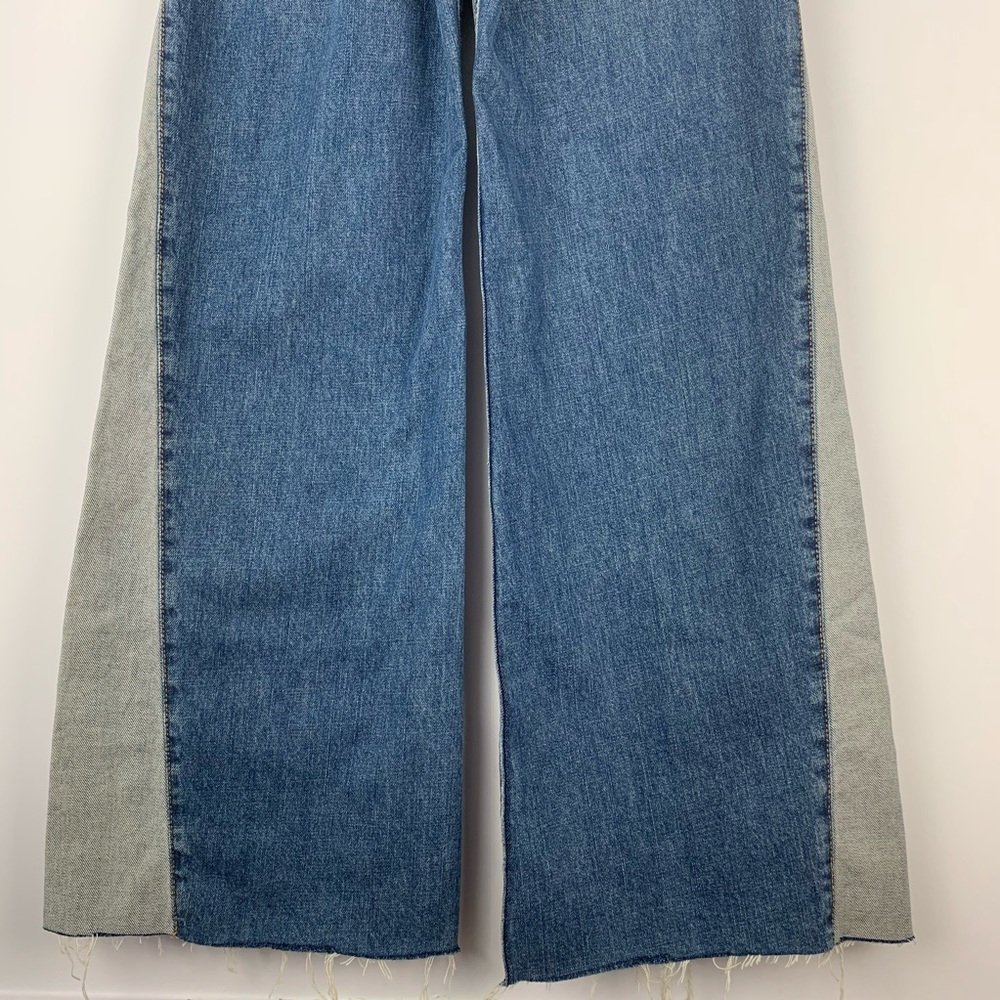 BDG Roxi Spliced High Rise Flare Jeans 27 - Picture 10 of 11